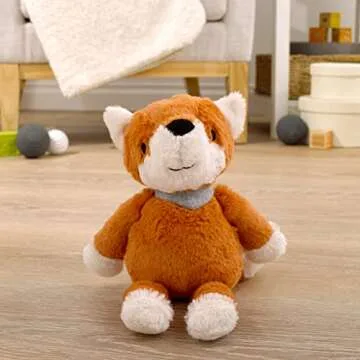 NoJo Carter's Woodland Friends Orange Fox with Gray Bandana Plush Stuffed Animal