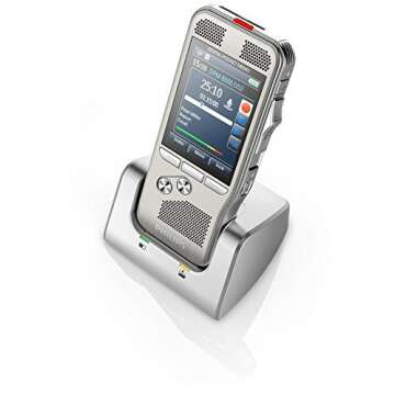 Philips DPM-8000 Professional Digital Pocket Memo with Cradle and Speechexec Pro Software