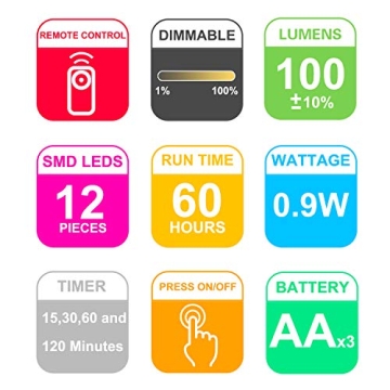 LUXSWAY Battery Powered Picture Light for Artwork