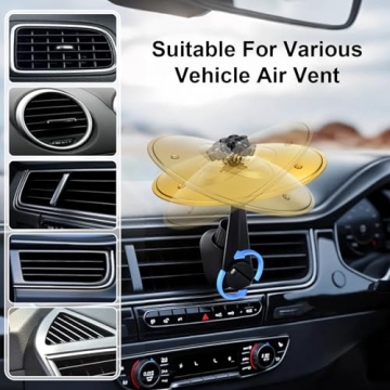 Car Cymbal Drum for Air Vent Fun Musical Gadget