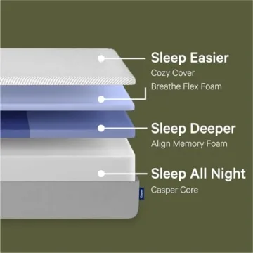 Casper Sleep Original Foam Mattress for Ultimate Comfort