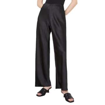 Vince Women's Satin Bias Pant in High Waist Style