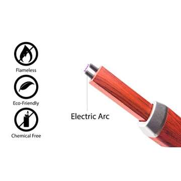 Sparcker Electric Arc Plasma Lighter - Candle Lighter - BBQ Grill Lighter - Camping Lighter - Safety...