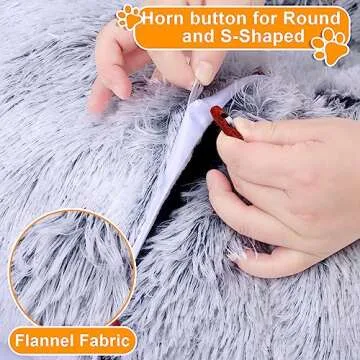 Durable Plush Cat Tunnel Bed with Hanging Ball & Peepholes