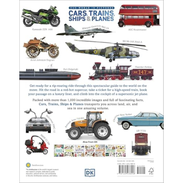Cars, Trains, Ships, Planes Visual Encyclopedia for Kids