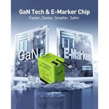 W&O 45W GaN Fast Charging Retractable Charger for All Devices