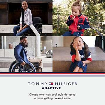 Tommy Hilfiger Girl's Adaptive Sensory Tagless T Shirt