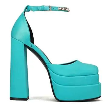 THESHY Chunky Platform Heels for Elegant Style and Comfort