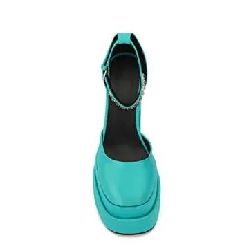 THESHY Chunky Platform Heels for Elegant Style and Comfort