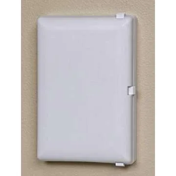 Child Be Safe, Baby Toddler Pet Resistant Electrical Safety Cover Guard for Home and Business, Made in USA, Traditional Standard Toggle Light Switch (2 Count, White)