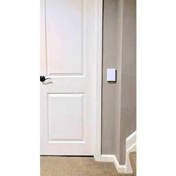 Child Be Safe, Baby Toddler Pet Resistant Electrical Safety Cover Guard for Home and Business, Made in USA, Traditional Standard Toggle Light Switch (2 Count, White)