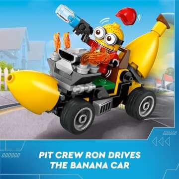 LEGO Despicable Me 4 Minions and Banana Car Gift