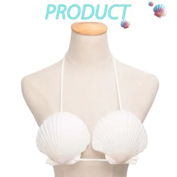 Zoestar Mermaid Seashell Bra: Chic Summer Beach Accessory
