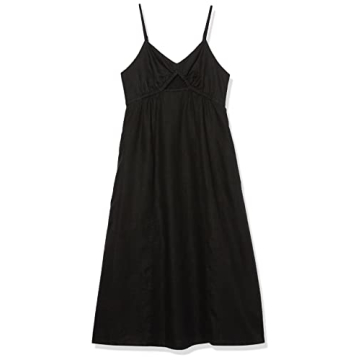 Stylish Black Strappy V-neck Midi Dress for Every Occasion