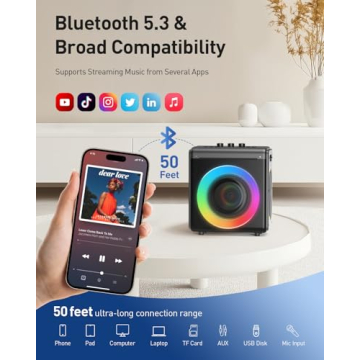 VERKB Karaoke Machine: Portable & Powerful for All Ages