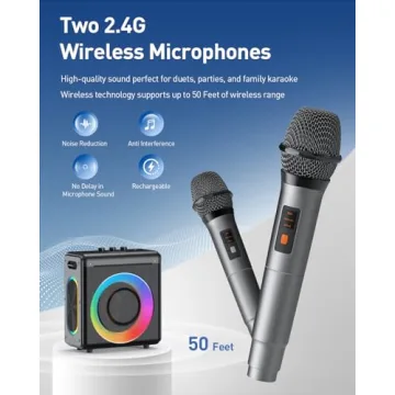 VERKB Karaoke Machine: Portable & Powerful for All Ages