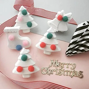 3 Pcs Christmas Silicone Molds for Baking and Crafts