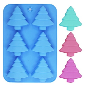 3 Pcs Christmas Silicone Molds for Baking and Crafts