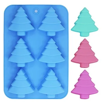 3 Pcs Christmas Silicone Molds for Baking and Crafts