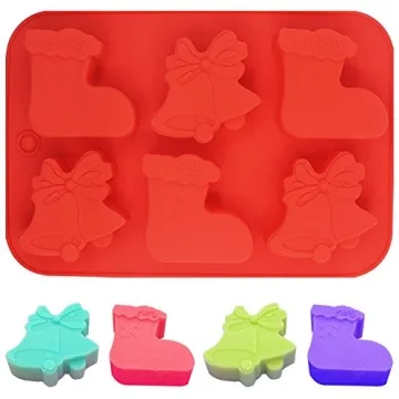 3 Pcs Christmas Silicone Molds for Baking and Crafts