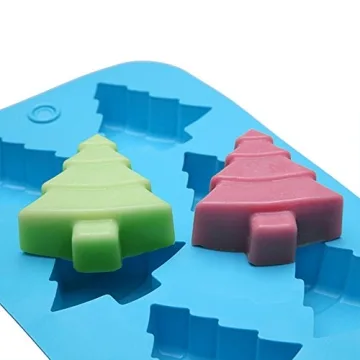 3 Pcs Christmas Silicone Molds for Baking and Crafts