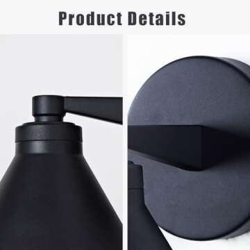 French Industrial Geometric Glass Brass Sconce - Minimalist