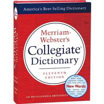 Merriam-Webster's Collegiate Dictionary, 11th Edition, Jacketed Hardcover, Indexed