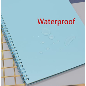 Yansanido A5 Spiral Notebooks 4-Pack Colorful Durable