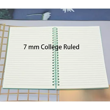 Yansanido A5 Spiral Notebooks 4-Pack Colorful Durable