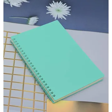 Yansanido A5 Spiral Notebooks 4-Pack Colorful Durable