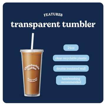 Chamberlain Coffee Tumbler - Stylish Insulated Drinkware