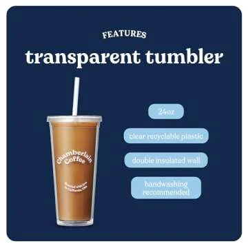 Chamberlain Coffee Tumbler - Stylish Insulated Drinkware