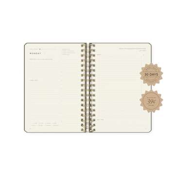Full Focus Leather Coil Planner by Michael Hyatt - The #1 Daily Planner to Set Annual Goals, Increas...