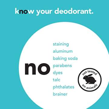 hello Activated Charcoal Fresh and Clean Deodorant for Women + Men, Aluminum Free, Baking Soda Free, Parabens Free, 24 Hour Odor Protection, 2.6 Ounce, 2 Pack