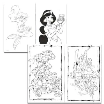 24 Pack Small Coloring Books for Kids Ages 4-8, 2-4 - Bulk Coloring Bundle Classroom Rewards, Prizes, PreK Kindergarten Party Favors with Disney, Nick, More | Mini Activity Books for Boys, Girls