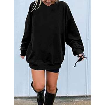 Ebifin Women's Cozy Oversized Sweatshirt for All Occasions