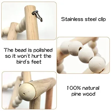 Buy kathson Wooden Bird Ladders for Active Pet Fun