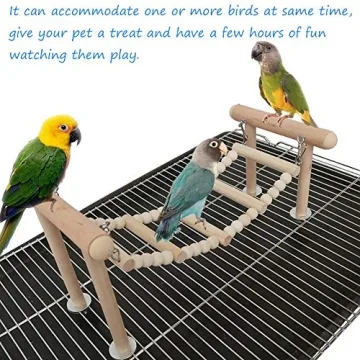 Buy kathson Wooden Bird Ladders for Active Pet Fun