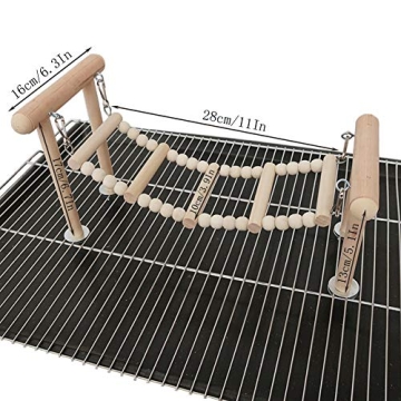 Buy kathson Wooden Bird Ladders for Active Pet Fun