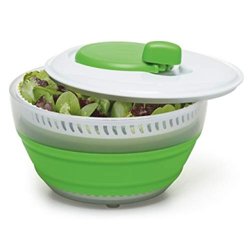 Collapsible Salad Spinner & Colander by Prepworks 3 Quart