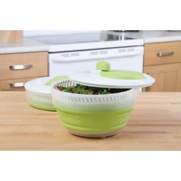 Collapsible Salad Spinner & Colander by Prepworks 3 Quart