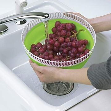 Collapsible Salad Spinner & Colander by Prepworks 3 Quart