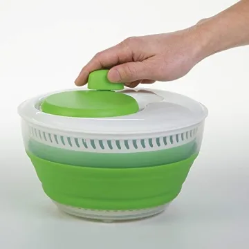 Collapsible Salad Spinner & Colander by Prepworks 3 Quart