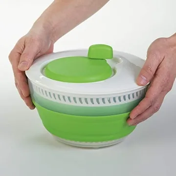 Collapsible Salad Spinner & Colander by Prepworks 3 Quart