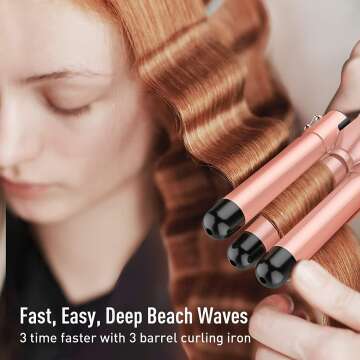 5 in 1 Waver Curling Iron Set for All Hair Types