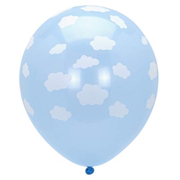 Bastex 10 White Cloud Latex Balloons for Every Occasion