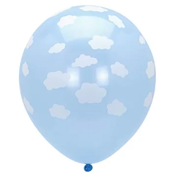 Bastex 10 White Cloud Latex Balloons for Every Occasion