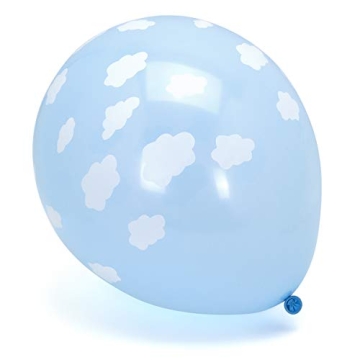 Bastex 10 White Cloud Latex Balloons for Every Occasion