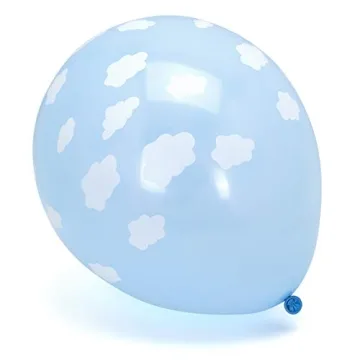 Bastex 10 White Cloud Latex Balloons for Every Occasion