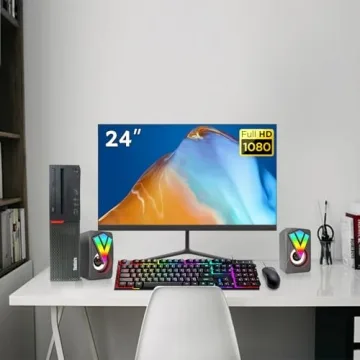 Lenovo M700 Desktop with 24" FHD Monitor & Speakers